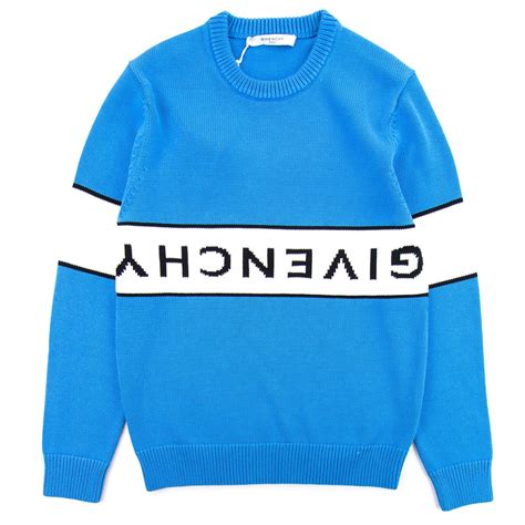 givenchy sweater blue|givenchy jumper men's.